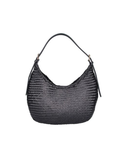 Dragon Diffusion Blue Shoulder Bag “Luna Mezza”