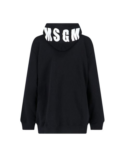 Felpa Logo di MSGM in Black