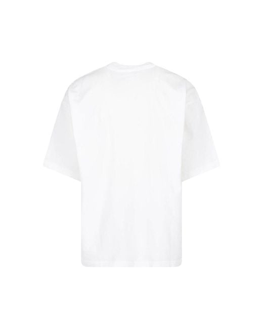 Maison Mihara Yasuhiro White T-Shirt "Baker 26" for men