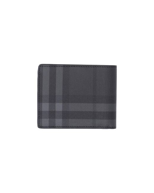 Burberry Black Wallet "City" for men