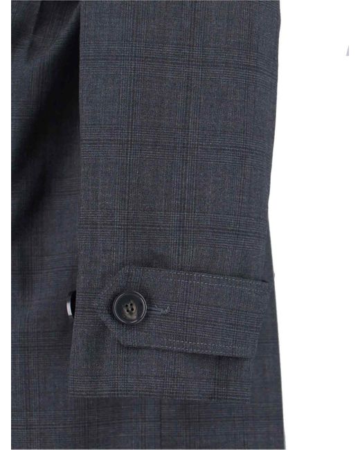 Frankie Shop Blue 'Bleecker' Double-Breasted Coat