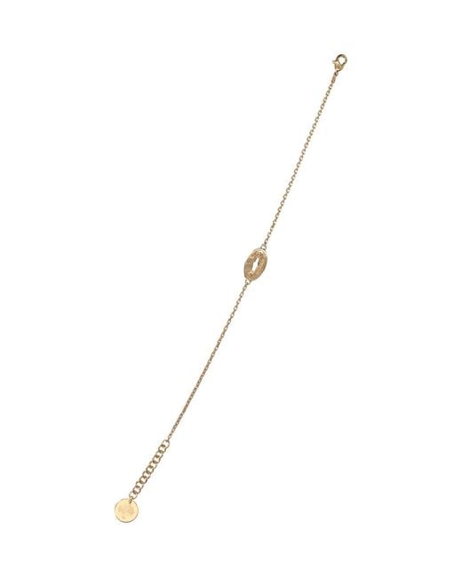 Mulberry Metallic Pendant Chain Bracelet