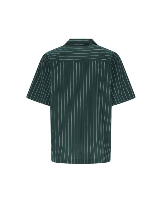 Camicia A Righe "S/S Hendry" di Carhartt in Green da Uomo