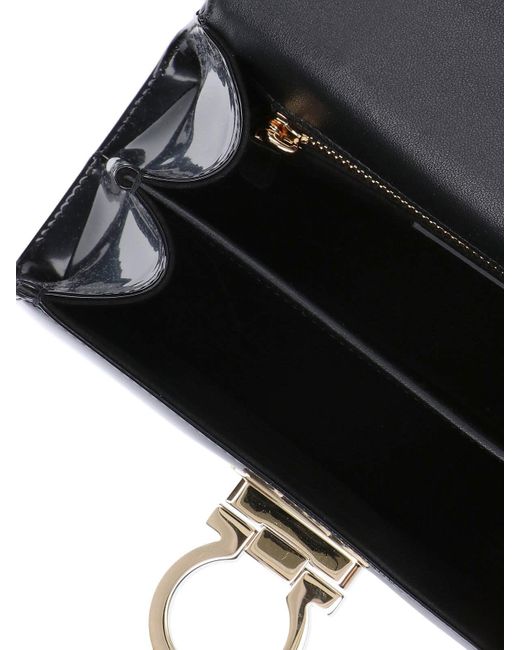 Ferragamo Black "iconic" Handbag
