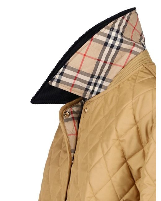 Burberry Natural Quilted Jacket