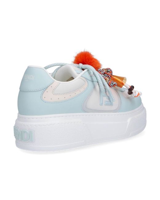 Fendi White Sneakers Match"