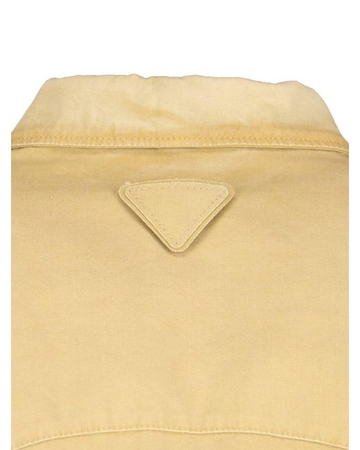 Prada Metallic Cotton Jacket for men