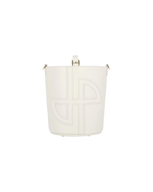 Patou White Jp Small Bucket Bag