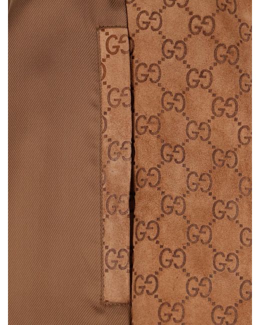 Gucci Brown Logo Jacket for men