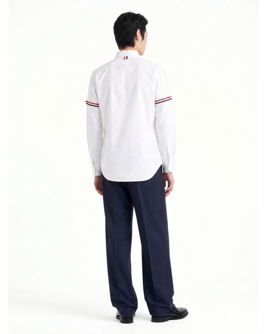 Valentino Blue Tailored Cotton Pants for men
