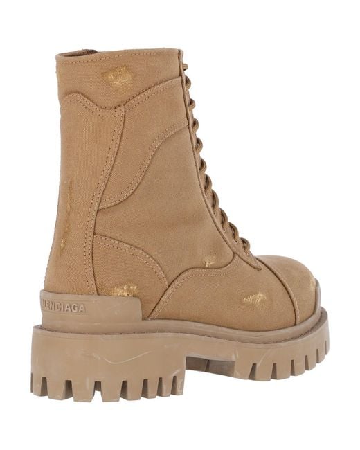 Balenciaga Natural Cotton Boots for men
