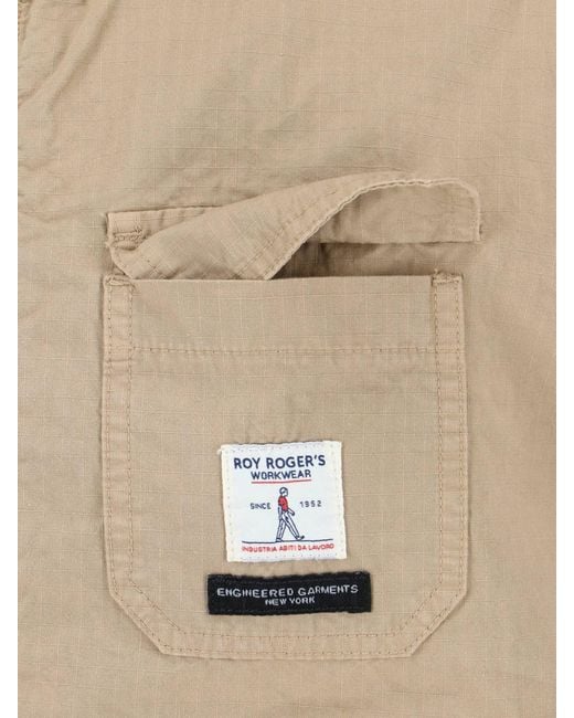 Roy Rogers Natural Hooded Gilet for men