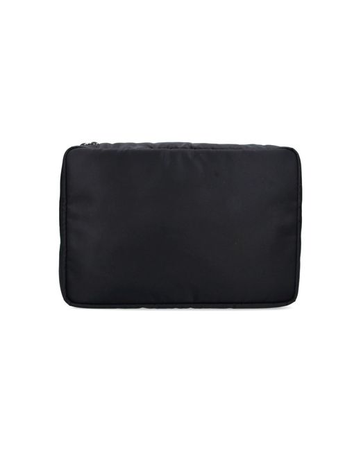Prada Black Large Pouch for men