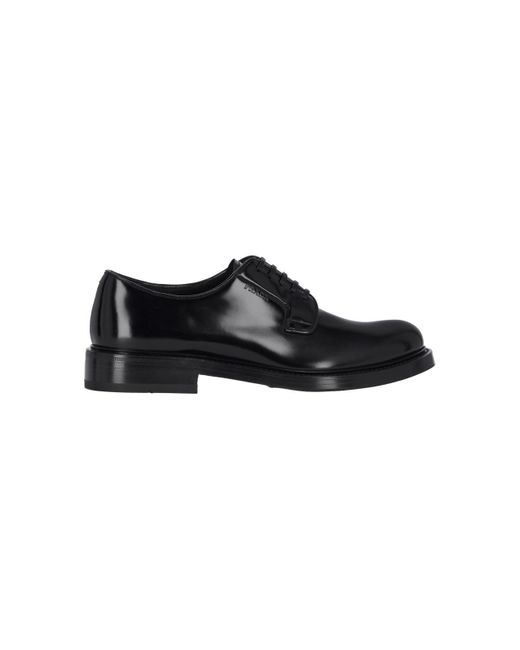 Prada Black Derby Shoes for men