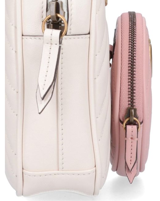 Gucci Pink 'Gg Marmont' Mini Bag