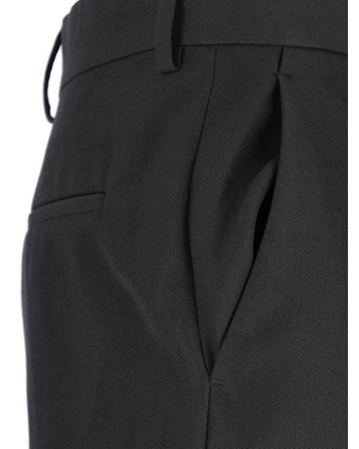 Fendi Black Wool Blend Pants for men