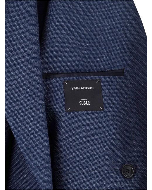 Tagliatore Blue Jackets Linen for men
