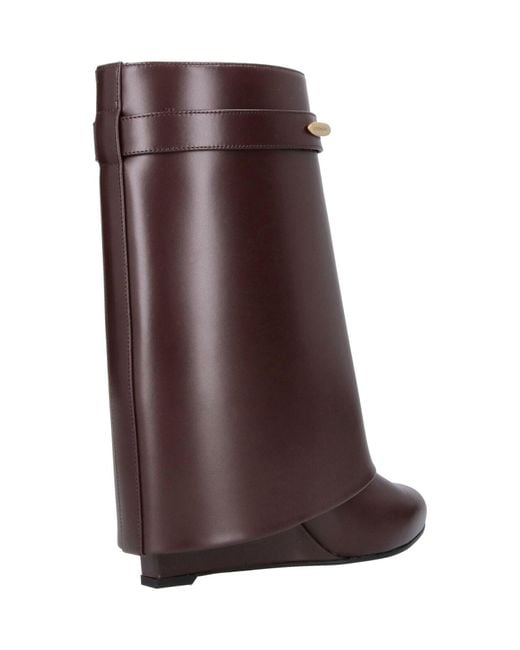 Givenchy Brown Ankle Boots "Shark Pinch"