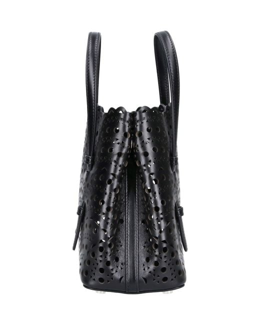 Alaïa Black Tote Bag “Mina 20”