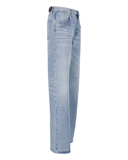 Gucci Blue Bootcut Jeans "Morsetto" for men