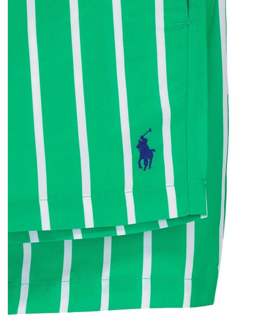 Polo Ralph Lauren Green Beach Shorts Logo for men