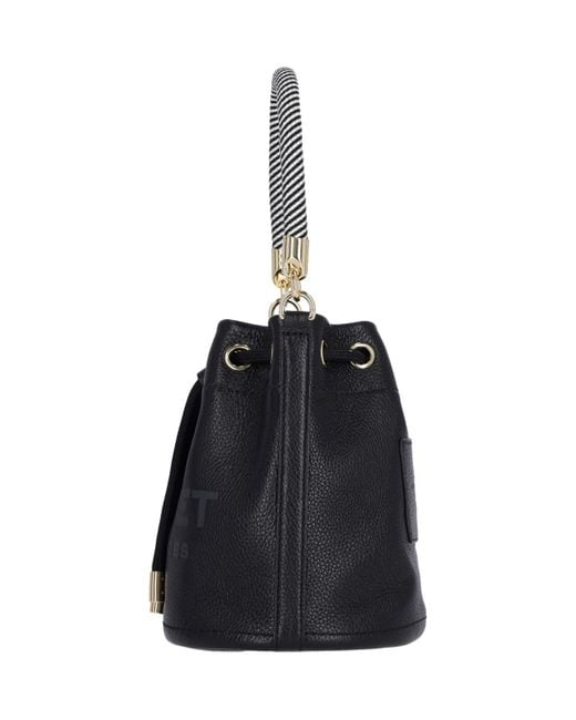 Marc Jacobs White 'the Leather Bucket' Bag