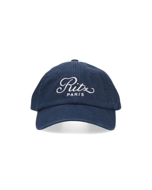FRAME Blue Ritz Baseball Cap