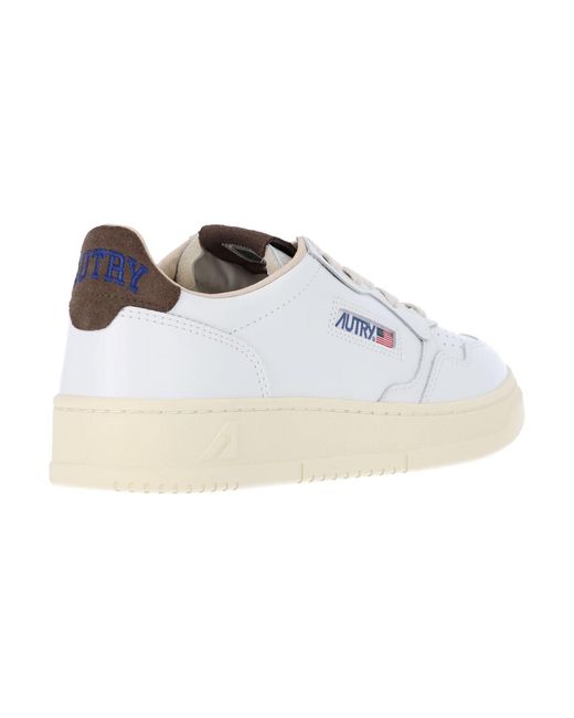 Autry White Leather & Suede Sneakers for men