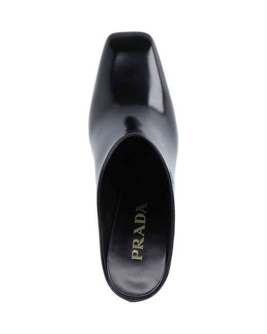 Sabot Logo di Prada in Black