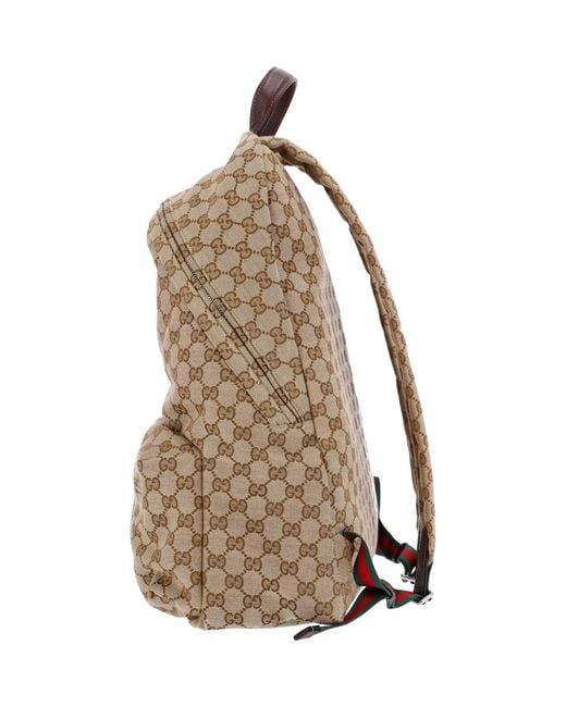 Gucci Natural Large Tag" Backpack for men