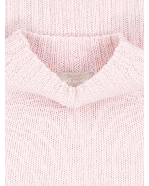 Drumohr Pink Merino Wool Sweater