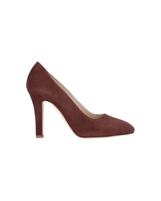 Manolo Blahnik Purple Suede Pumps