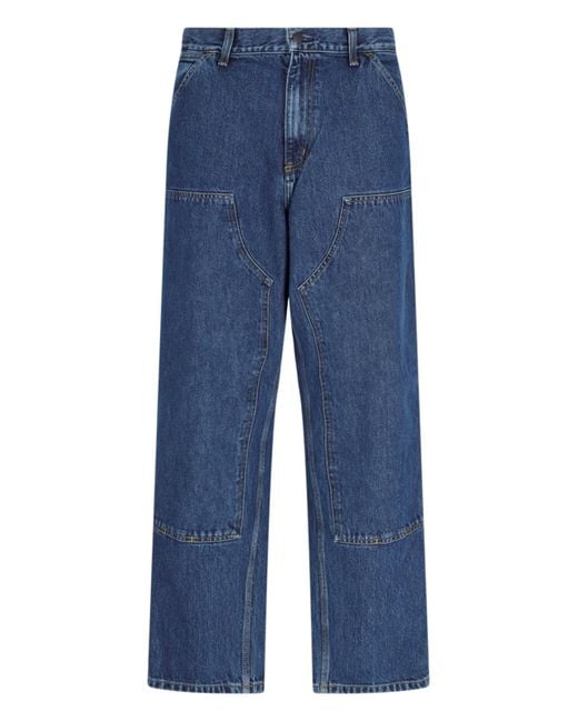 Carhartt Blue 'double Knee' Jeans