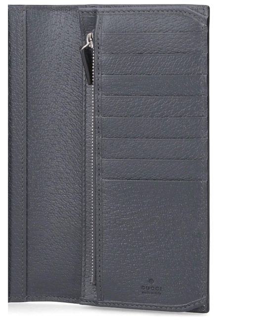 Gucci Gray Long Bi-fold Wallet "ophidia Gg" for men