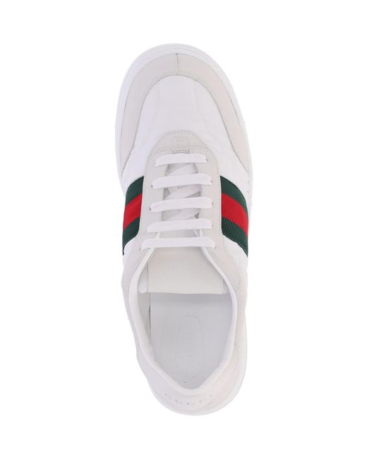 Gucci White Sneakers "Screener" for men