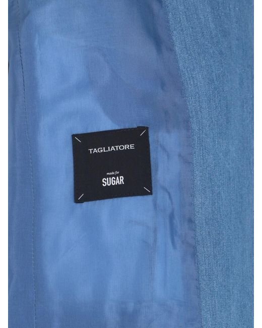 Tagliatore Blue Bertha Single-Breasted Blazer