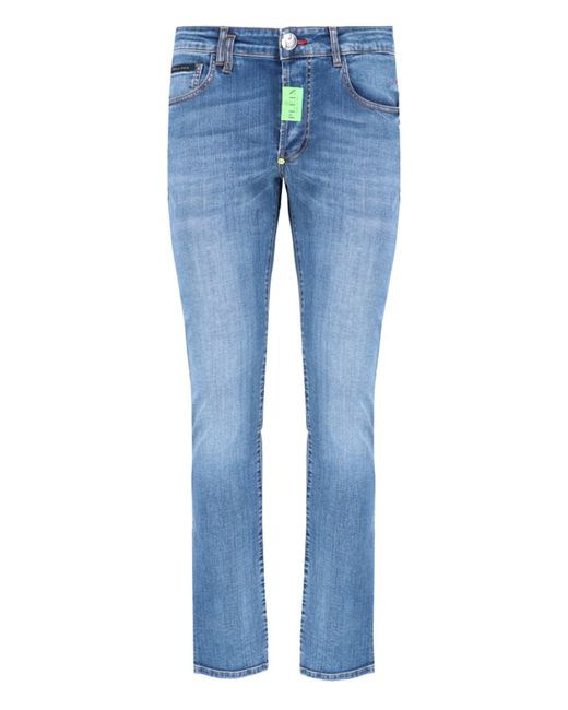 Philipp Plein Blue Slim Jeans for men