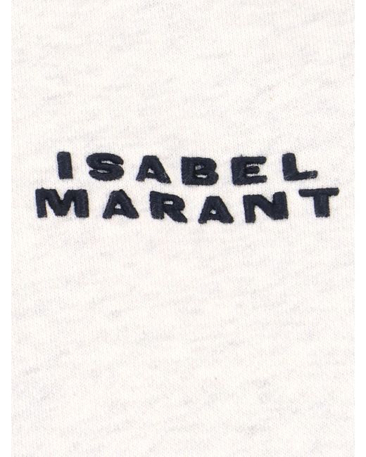 Isabel Marant Natural "shad" Crew Neck Sweatshirt