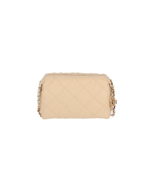 Tory Burch White Lamb Leather Mini Crossbody Bag