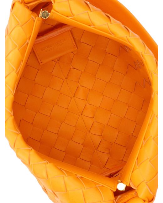 Bottega Veneta Orange Braided 'tie' Shoulder Bag