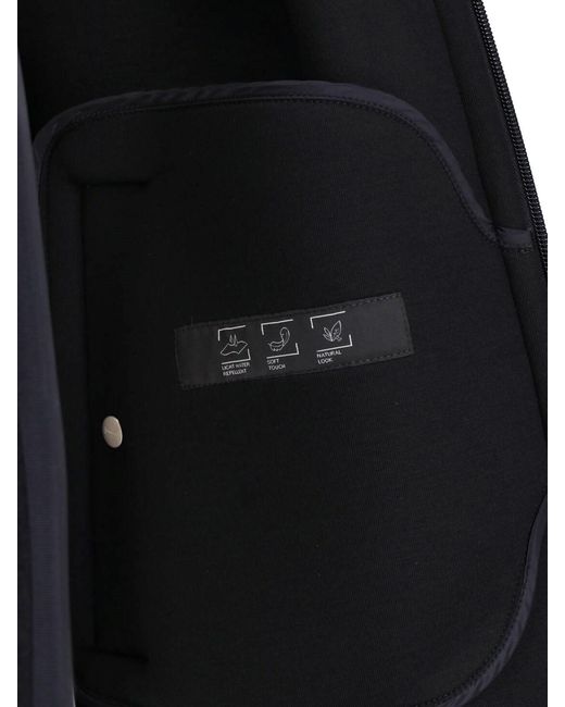 Laminar Blue Hooded Jacket for men