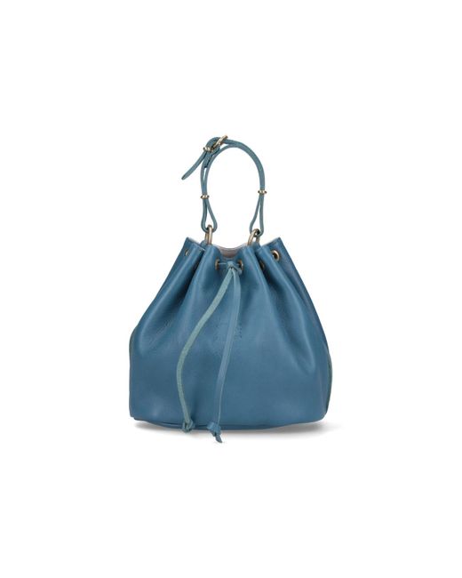 Light blue cheap bucket bag