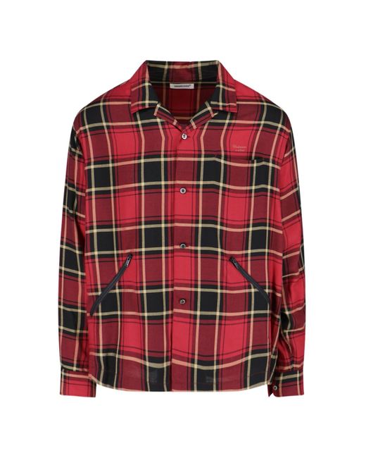 Undercover Red Check Shirt for men