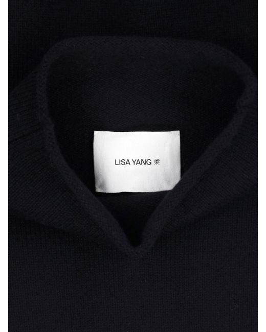Lisa Yang Blue Cashmere Sweater