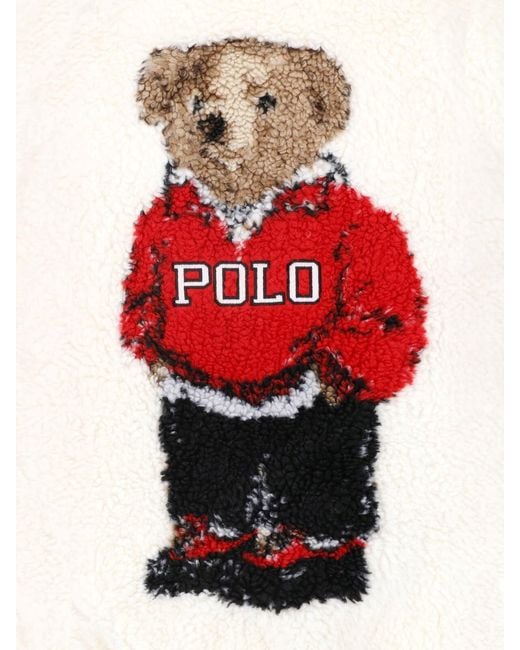 Polo Ralph Lauren Blue Fleece Sweatshirt "Polo Bear"