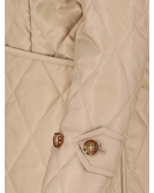 Burberry Natural Jackets Polyester
