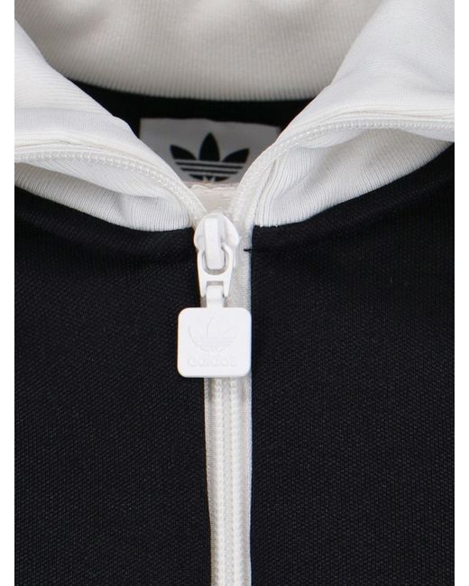 Adidas Black 'beckenbauer' Sporty Sweatshirt