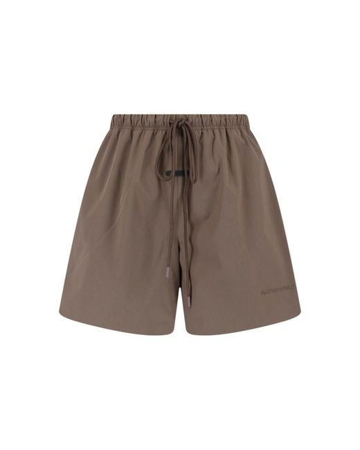 Fear Of God Brown Sport Shorts for men