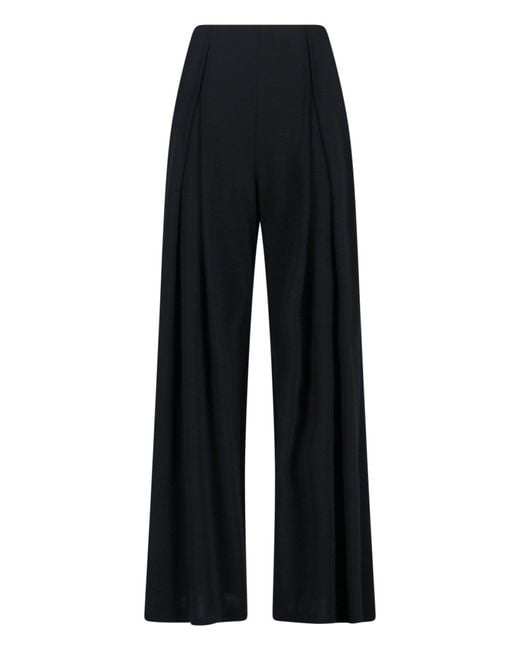 Max Mara Black Virgin Wool Pants