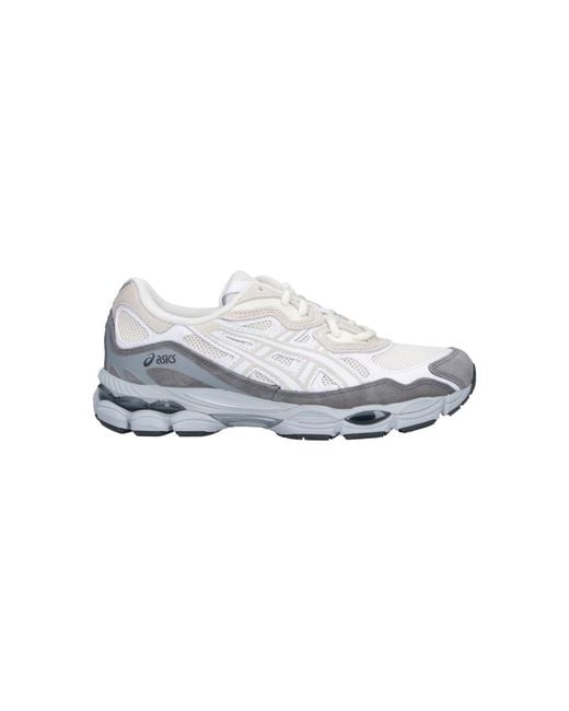 Asics Natural Leather Sneakers With Rubber Outsole